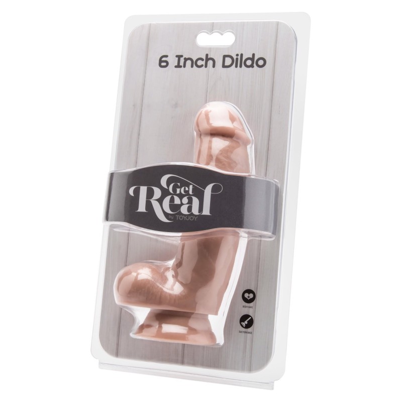 Członek na przyssawce dildo realistyczne sex 15cm